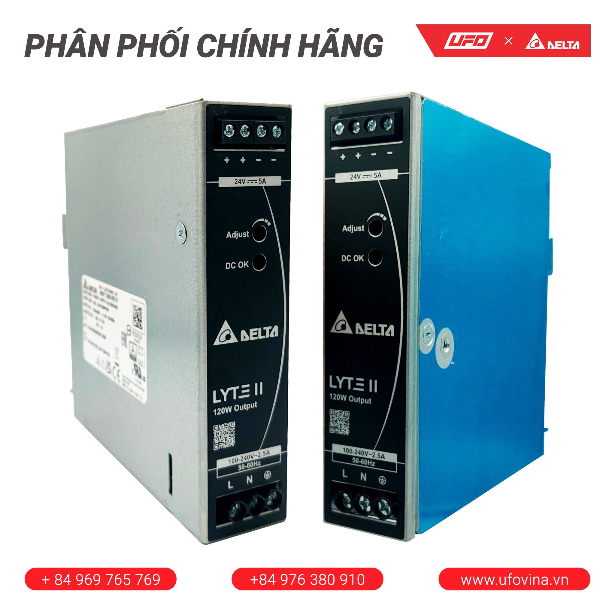 Bộ nguồn Delta - DRL-24V120W1EN