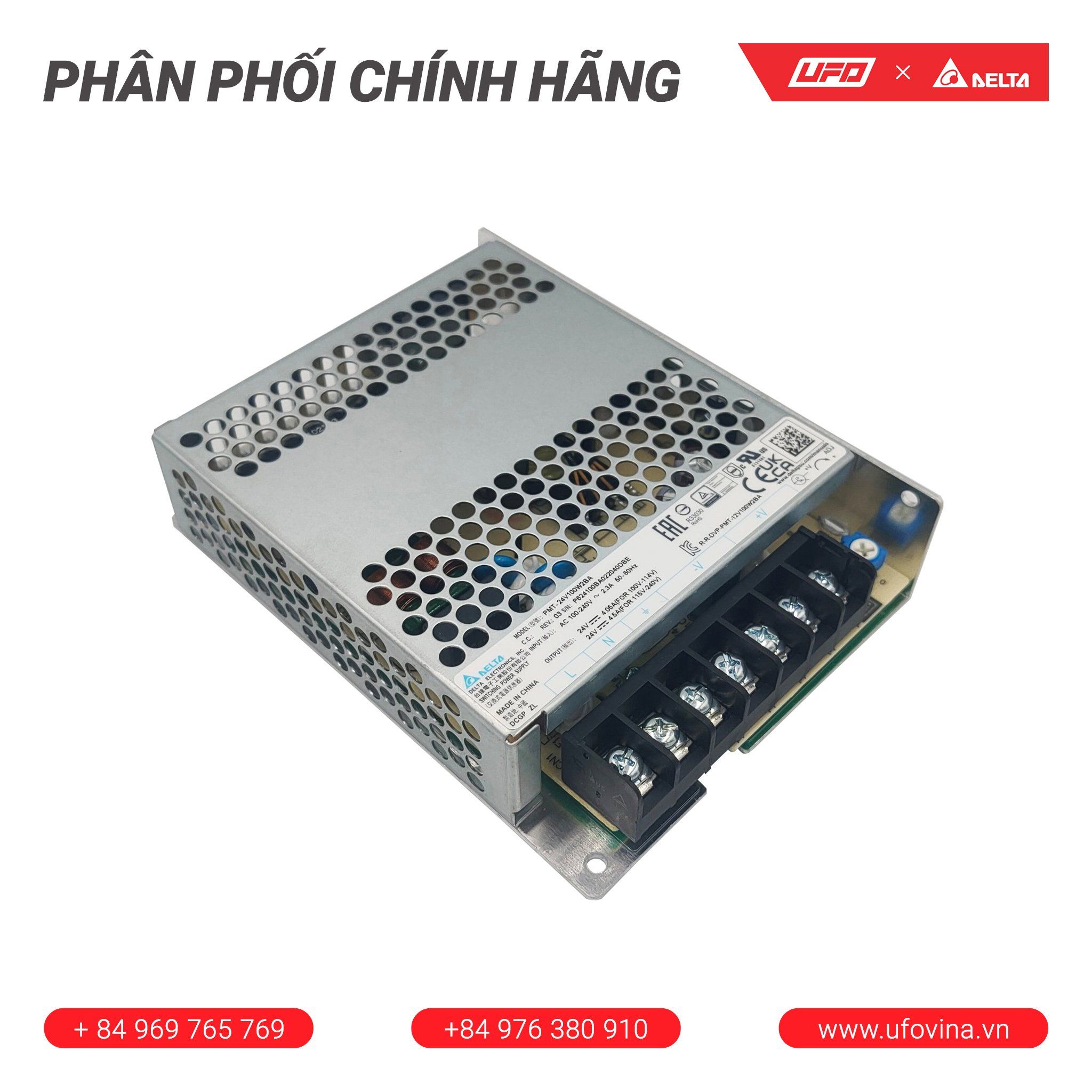 Bộ nguồn Delta - PMT-24V100W2BA
