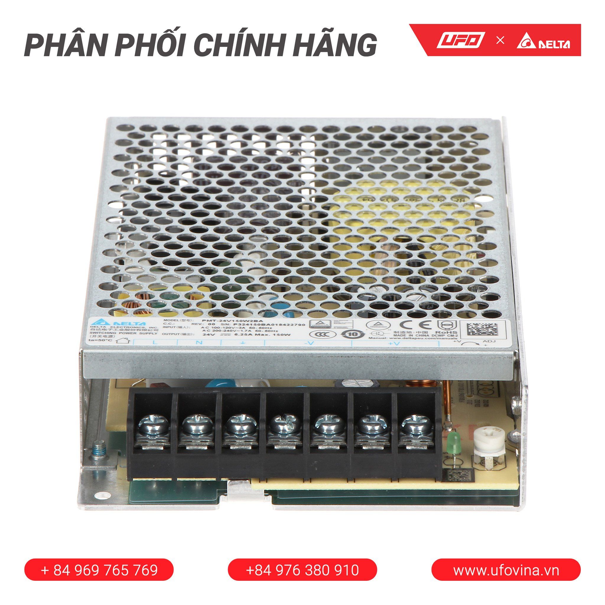 Bộ nguồn Delta - PMT-24V150W2BA