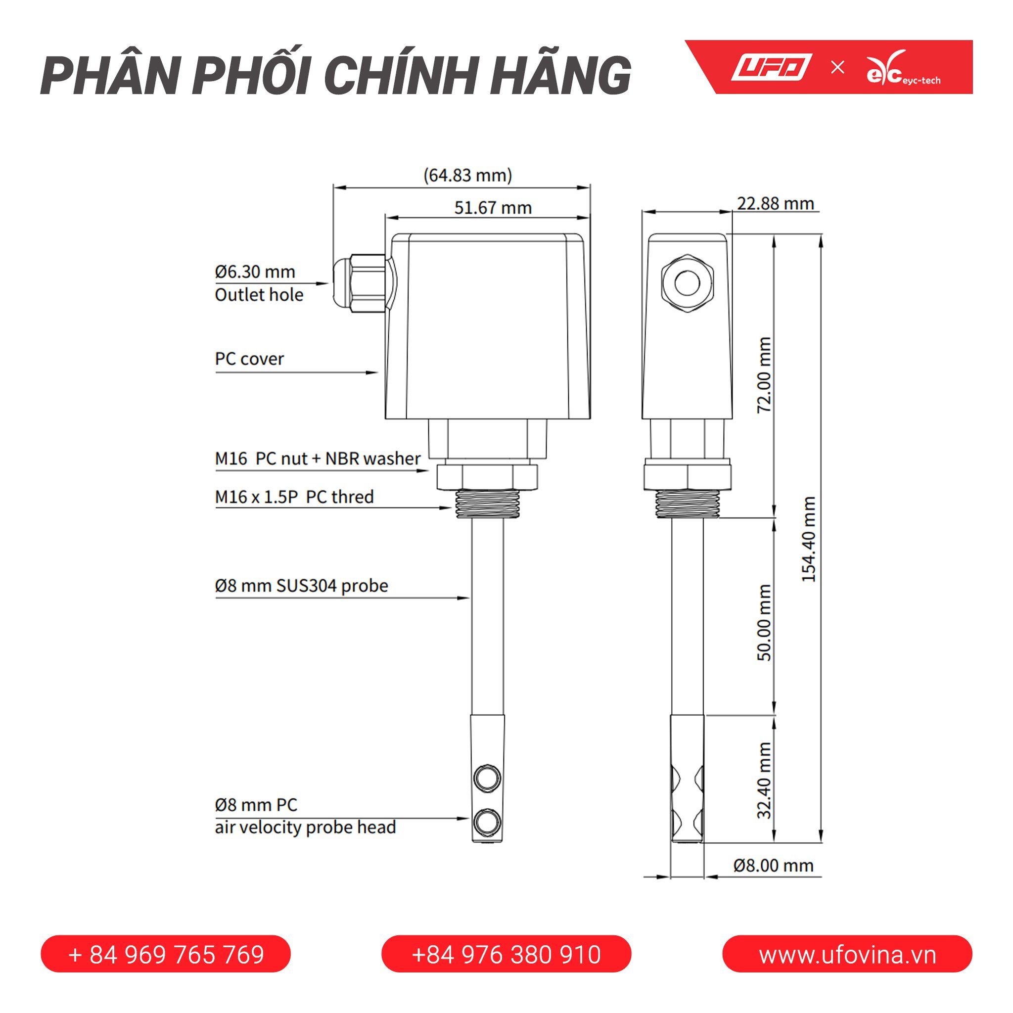 FTE120 OEM Air Flow Transmitter