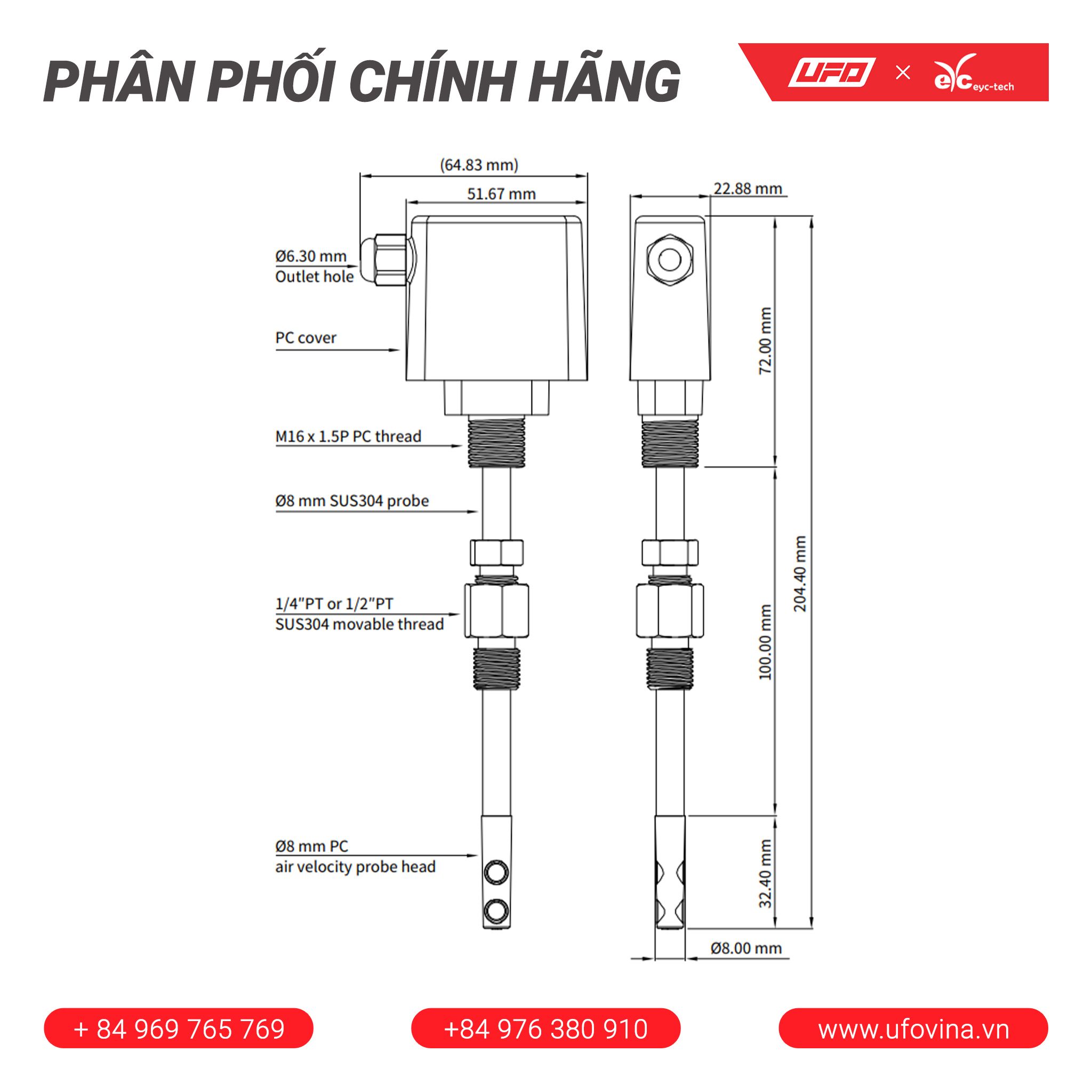 FTE120 OEM Air Flow Transmitter