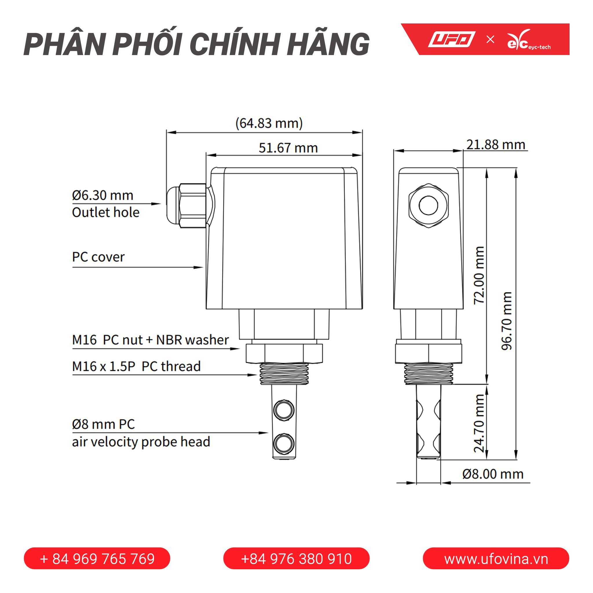 FTE120 OEM Air Flow Transmitter