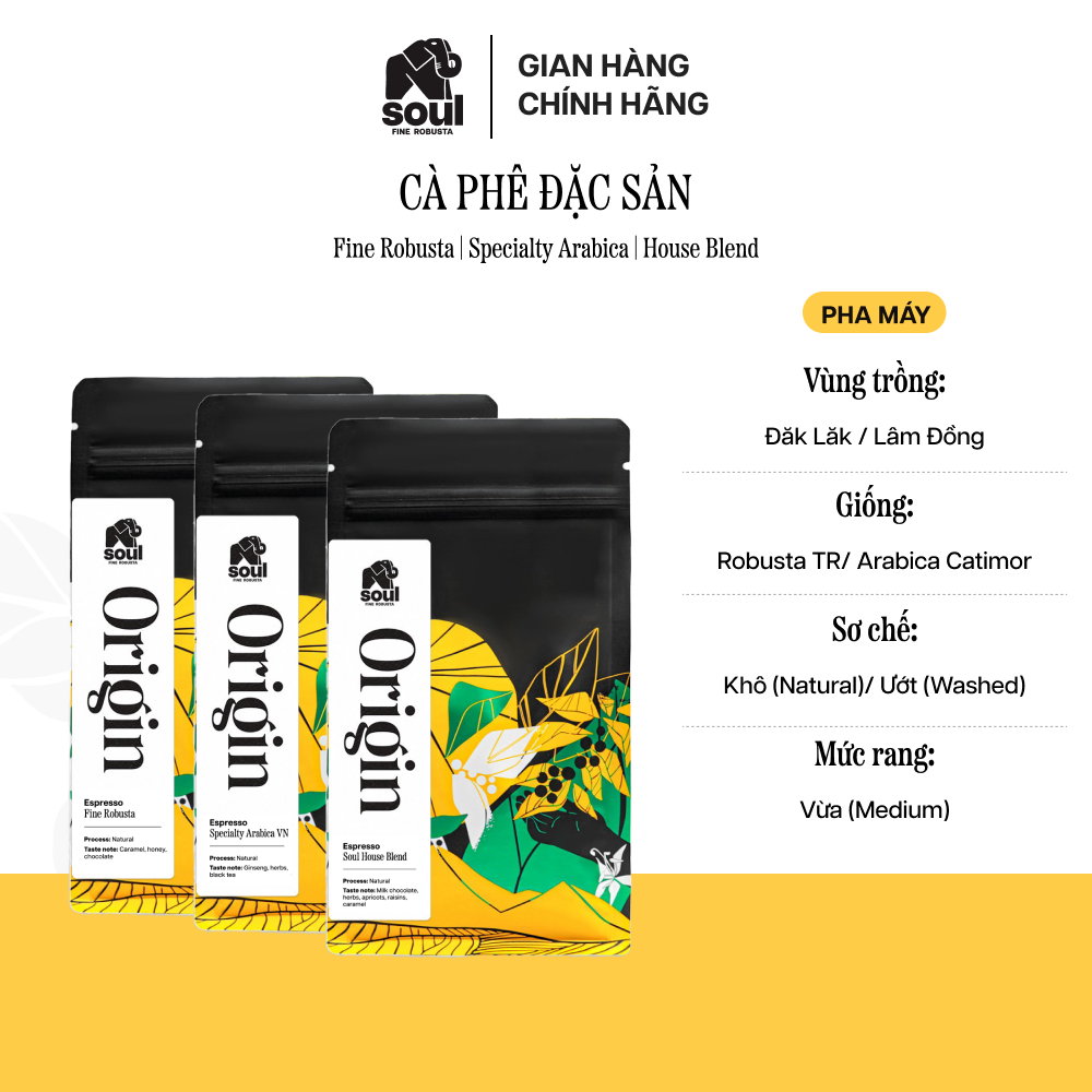 CÀ PHÊ ĐẶC SẢN - HOUSE BLEND - PHA MÁY