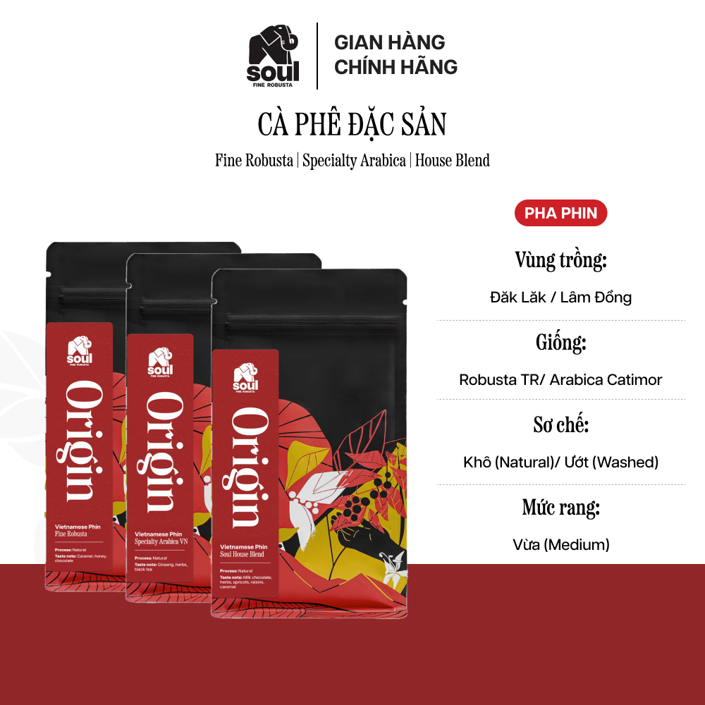 CÀ PHÊ ĐẶC SẢN - HOUSE BLEND - PHA PHIN