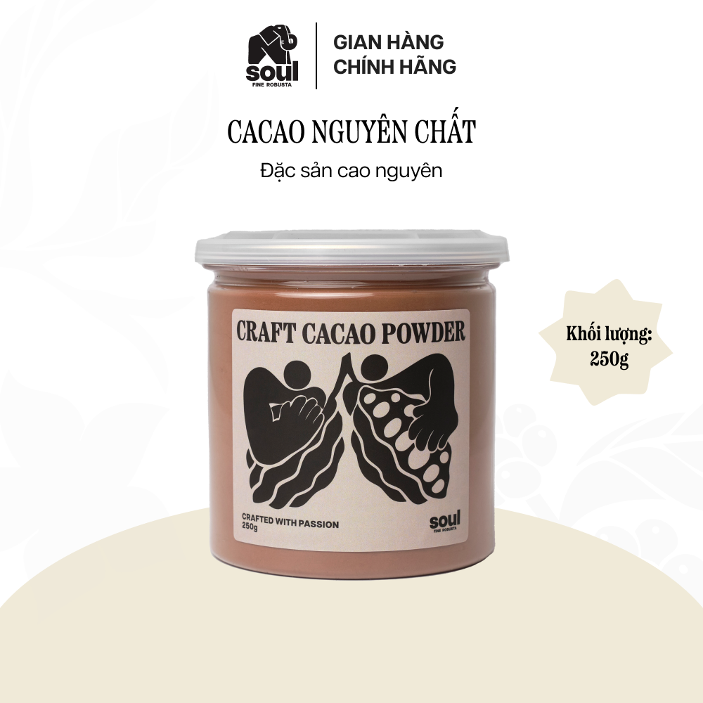BỘT CACAO NGUYÊN CHẤT - ĐẶC SẢN CAO NGUYÊN | CRAFT CACAO POWDER