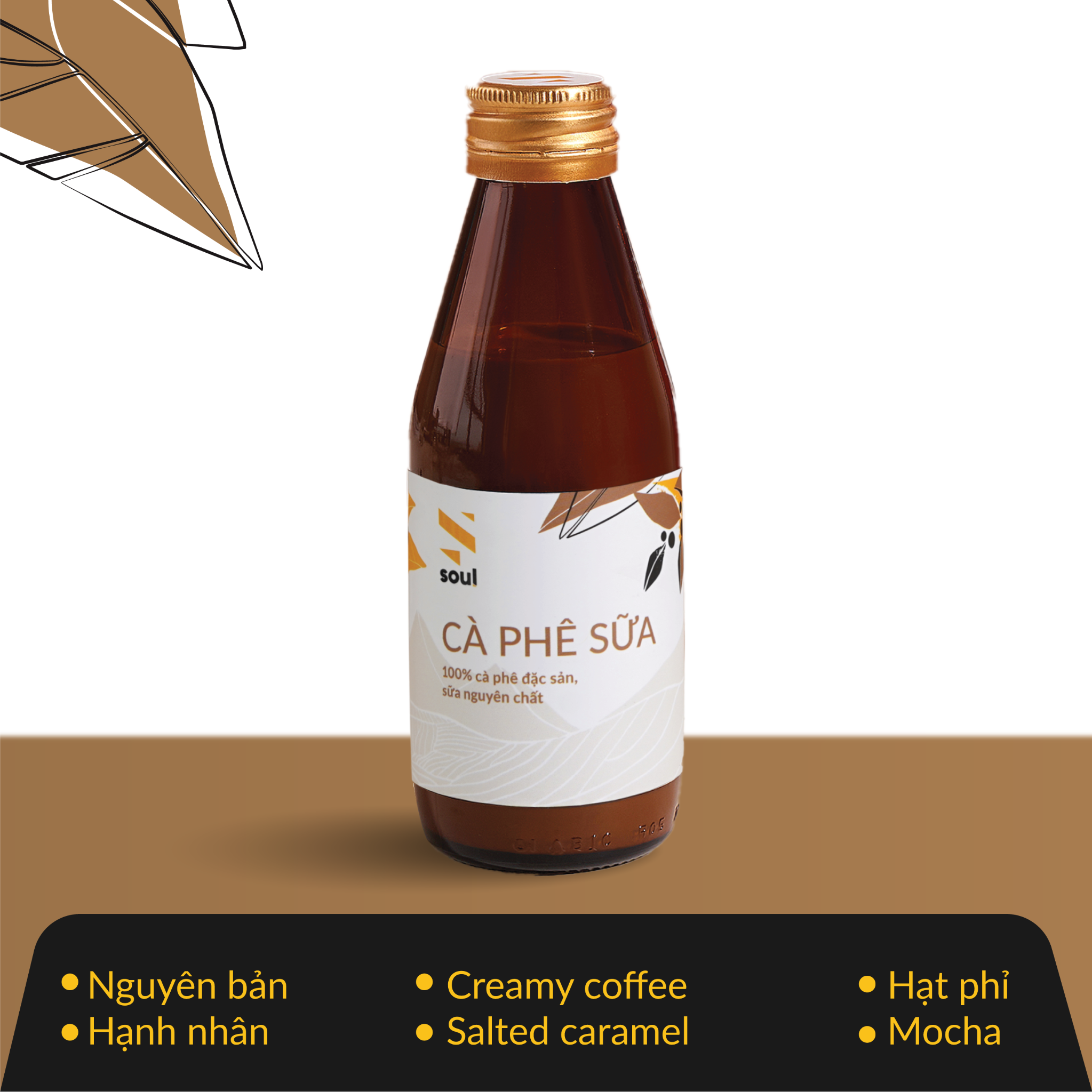  CÀ PHÊ SỮA ĐÓNG CHAI 150ML 