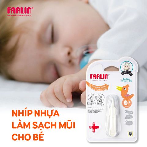  NHÍP NHỰA LÀM SẠCH MŨI và TAI CHO BÉ FARLIN - BF-115 