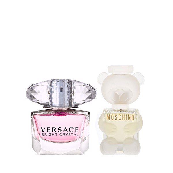 Combo Nước Hoa Mini Moschino Toy 2 EDP 5ml Và Versace Bright Crystal EDP 5ml