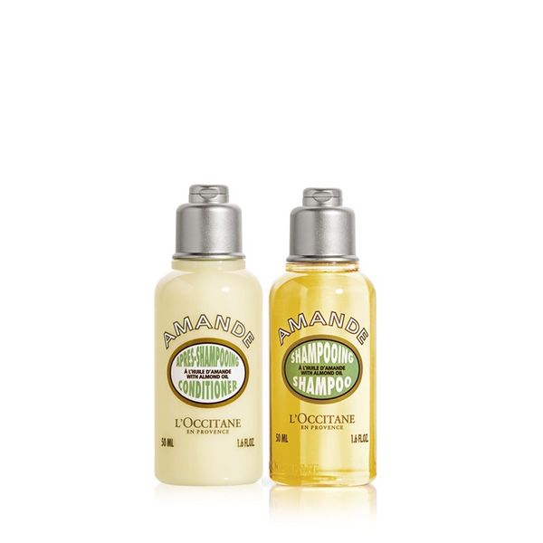 Combo Dầu Gội Và Dầu Xả Chiết Xuất Hạnh Nhân L'Occitane Almond 50mlx2
