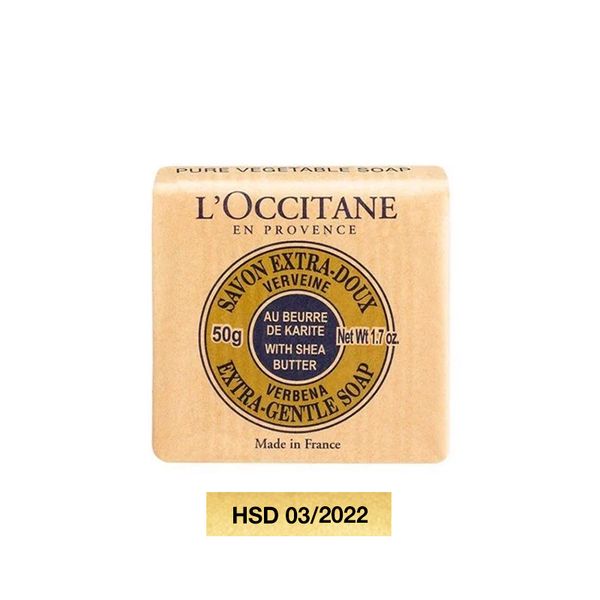 Xà Phòng Chiết Xuất Bơ Đậu Mỡ L’Occitane Shea Verbena Soap 50Gr