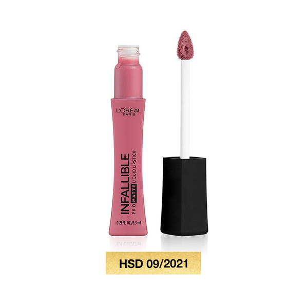 Son Kem Lì Lâu Trôi Loreal Màu 372 Petal Pot 6.3ml