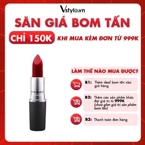 Son Thỏi MAC Matte Lipstick Lady Danger 3g (DEAL BOM TẤN 999K)