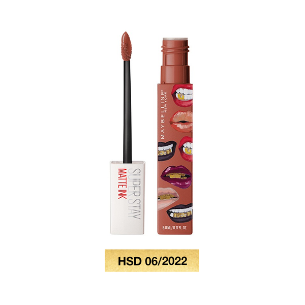 Son Kem Lì 16h Lâu Trôi Maybelline New York Màu Nâu Đất 70 Amazonian Superstay Matte Ink Limited 5ml