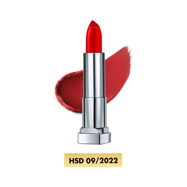 Son Lì Mịn Môi Maybelline Creamy Matte 690 Siren In Scarlet 4.2g