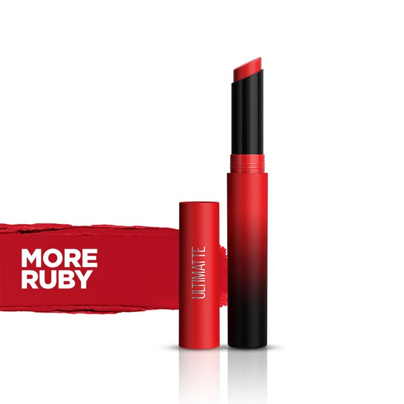 Son Lì Mịn Môi Siêu Nhẹ Maybelline New York Color Sensational Ultimatte #199 More Ruby Đỏ Hồng 1.7g