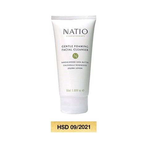 Sữa Rửa Mặt Tạo Bọt Dịu Nhẹ Natio Gentle Foaming Facial Cleanser 50ml (S)