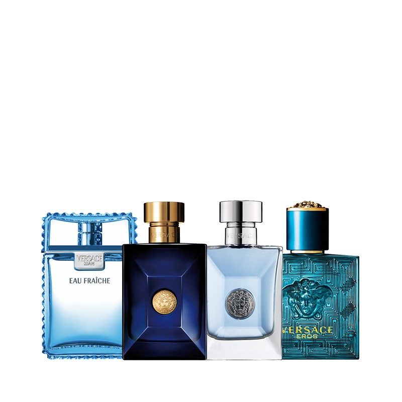 Combo Nước Hoa Mini Versace Eros Edt 5ml - Versace Pour Homme 5ml - Versace Dylan Blue 5ml - Versace Man Eau Fraiche 5ml