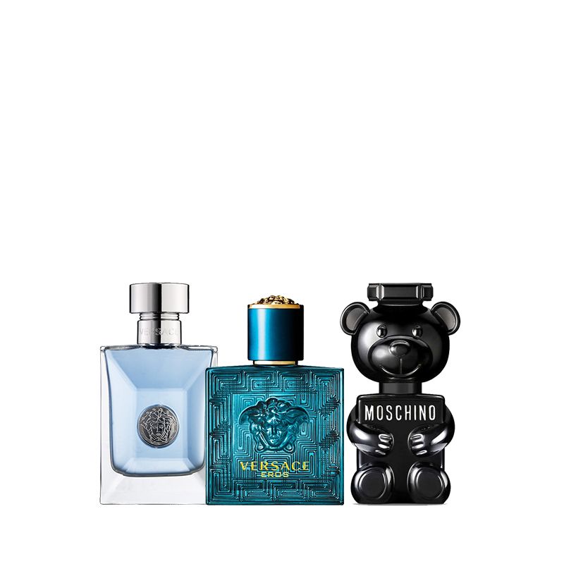 Combo 3 Nước Hoa Mini Versace Eros EDT 5ml - Versace Pour Homme 5ml Và Moschino Toy Boy EDP 5ml