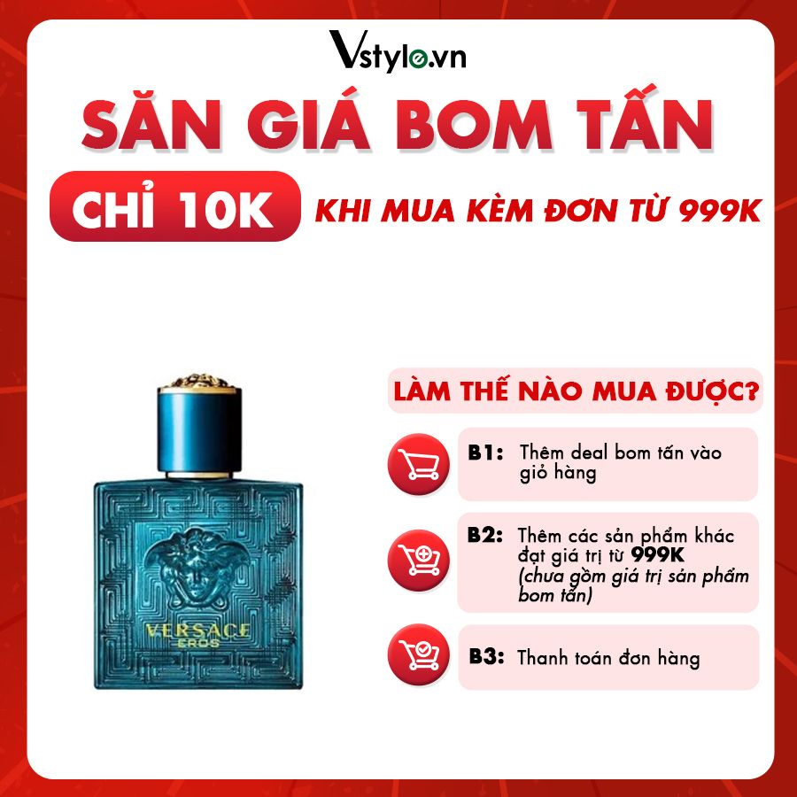 Nước Hoa Mini Versace Eros EDT 5ml (DEAL BOM TẤN 999K)