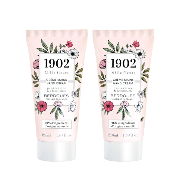 (HSD: 7.2024) Combo 2 Kem Dưỡng Tay Berdoues 1902 Mille Fleurs Hands Cream 50mlx2