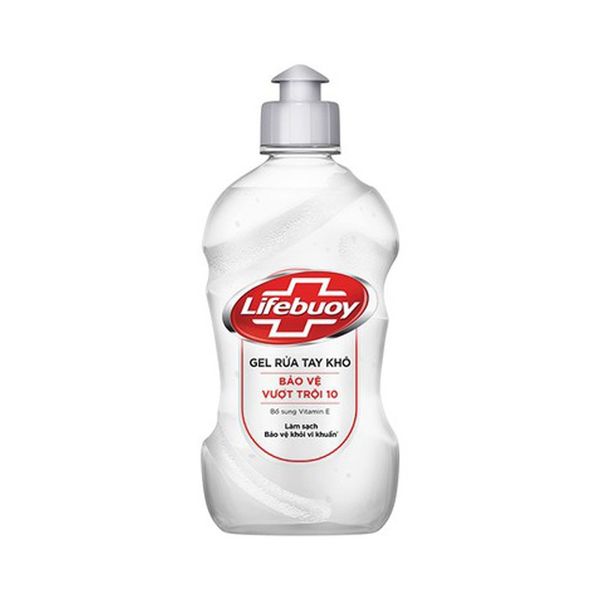 Gel Rửa Tay Khô Sạch Siêu Nhanh Lifebuoy Bảo Vệ Vượt Trội Chai Nắp Bạc 235ml