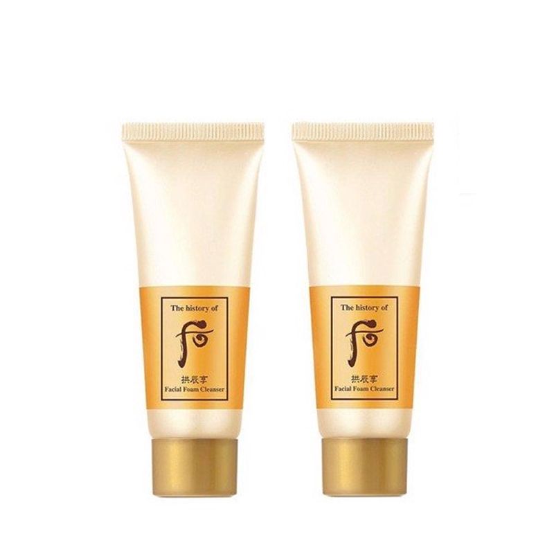 Combo Sữa Rửa Mặt Dịu Nhẹ The History Of Whoo Gongjinhyang Facial Cleansing Foam 40mlx2