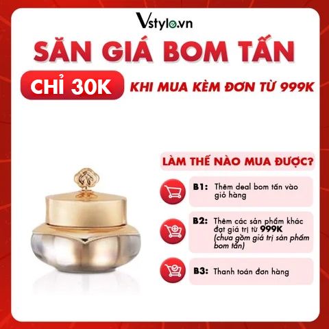 (HSD: 05/2024) Kem Dưỡng Whoo Cheongidan Cream 10ml (DEAL BOM TẤN 999K)