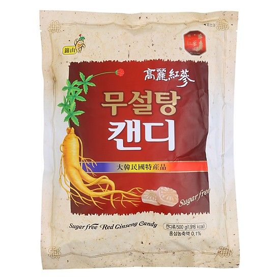 Kẹo Hồng Sâm Không Đường 500gr