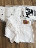  SHORT JEAN MLB NỮ TRẮNG 