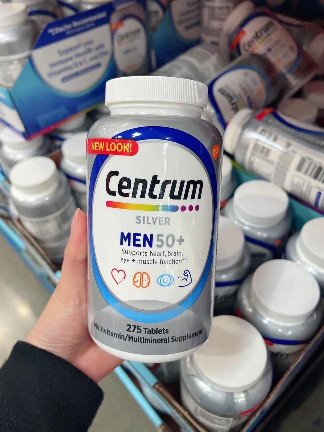  Viên bổ sung vitamin tổng hợp Centrum Men 50+ 