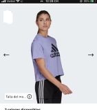  ÁO THUN ADIDAS NỮ MÀU TÍM 