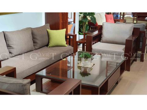 Bộ sofa Yugana ba ghế và bàn trà