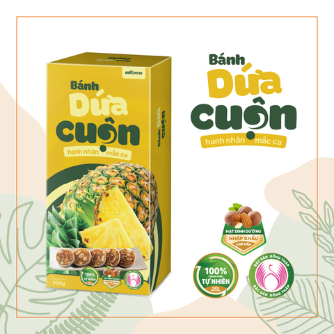  Bánh Dứa Cuộn Hạnh Nhân Mắc Ca 