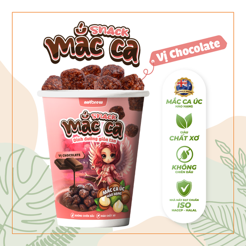  Snack Mắc Ca Nutbrew Vị Chocolate 30g 