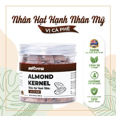  Nhân Hạt Hạnh Nhân Mỹ vị cà phê Nut Brew hũ 200g 