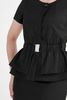 Áo peplum chất liệu tuýt-si tay bồng BAK72539 - PANTIO