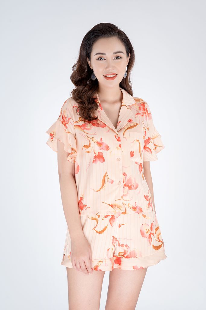 BMN3032 - Bộ ngủ mặc nhà chất liệu lụa - PANTIO