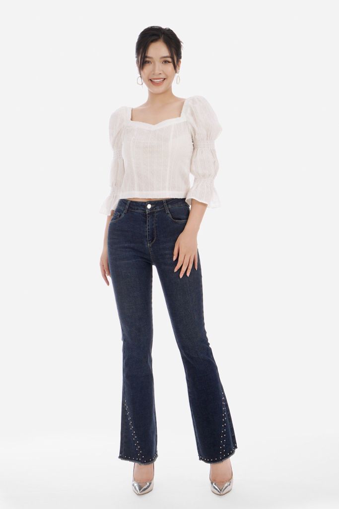 Quần Jeans ống loe FQB100 - PANTIO