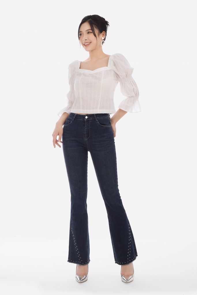 Quần Jeans ống loe FQB100 - PANTIO