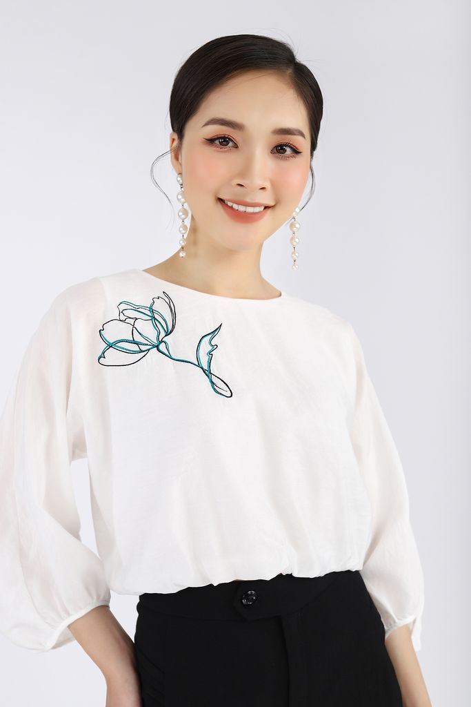FQD5909 - Quần chất liệu thô đũi cạp rời dáng suông - PANTIO