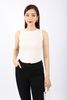 FAT1332 - Áo thun dạo phố vải cotton dáng croptop cổ tròn không tay - PANTIO