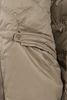 FMV024 - Áo phao lông vũ cao cấp dáng suông trần hình quả trám tạo kiểu thân phối túi có đai cài trang trí - PANTIO
