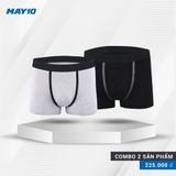  Quần lót nam May 10 mã 336/21QS-B02 Đen+Ghi nhạt 