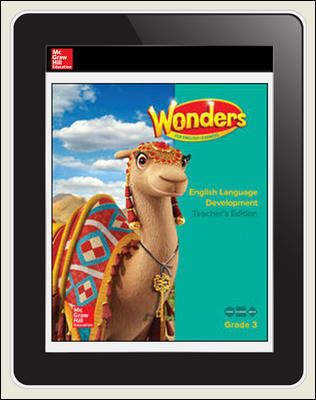 Reading Wonders for English Learners Student Workspace 1 Yr Subscription 1 Seat Grade 3