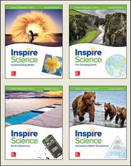 Inspire Science: Integrated G7 Write-In Student Edition 4-Unit Bundle