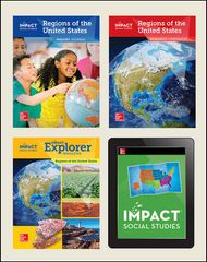 IMPACT Social Studies, Regions of the United States, Grade 4, Complete Print & Digital Student Bundle, 1 year subscription