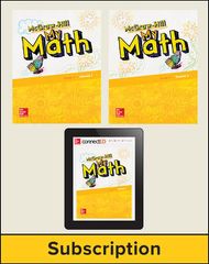 McGraw-Hill My Math 2018 1-year Student Bundle, Grade K