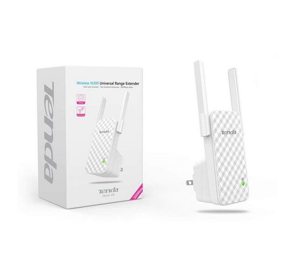 Bộ Hút Wifi Hàng Xóm, Bộ kích sóng Wi-Fi Tenda A9 300Mbps, Phủ sóng Rộng 200m Chính Hãng