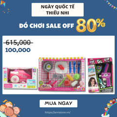 Combo 100k bộ đồ chơi bé gái (1)