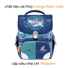 Cặp học sinh Jolly - Shark Life [Sequins]